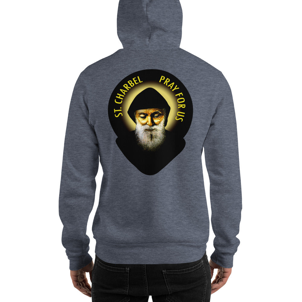 St Charbel Pray For Us Men's Hoodie
