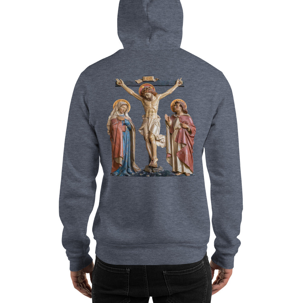 Crucifixion Scene Men's Hoodie