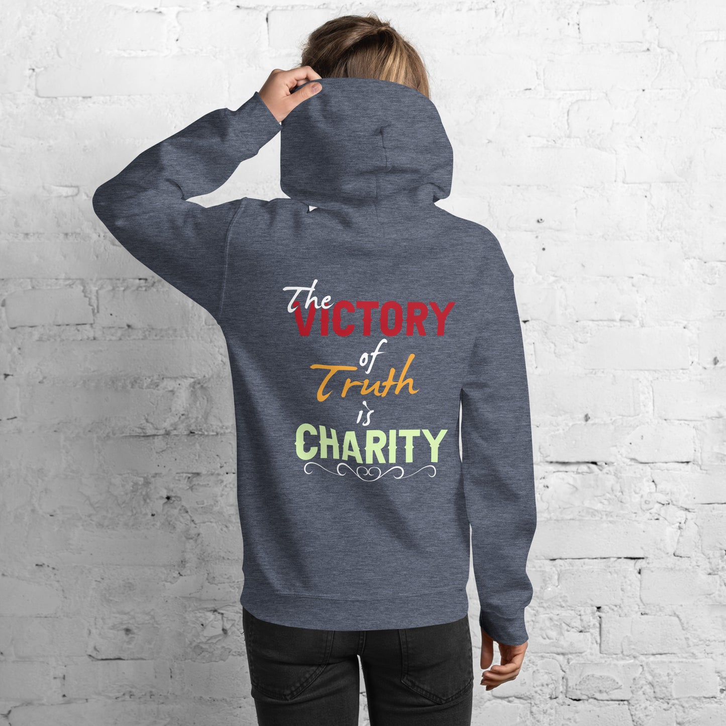 The Victory of Truth is Charity Women's Hoodie