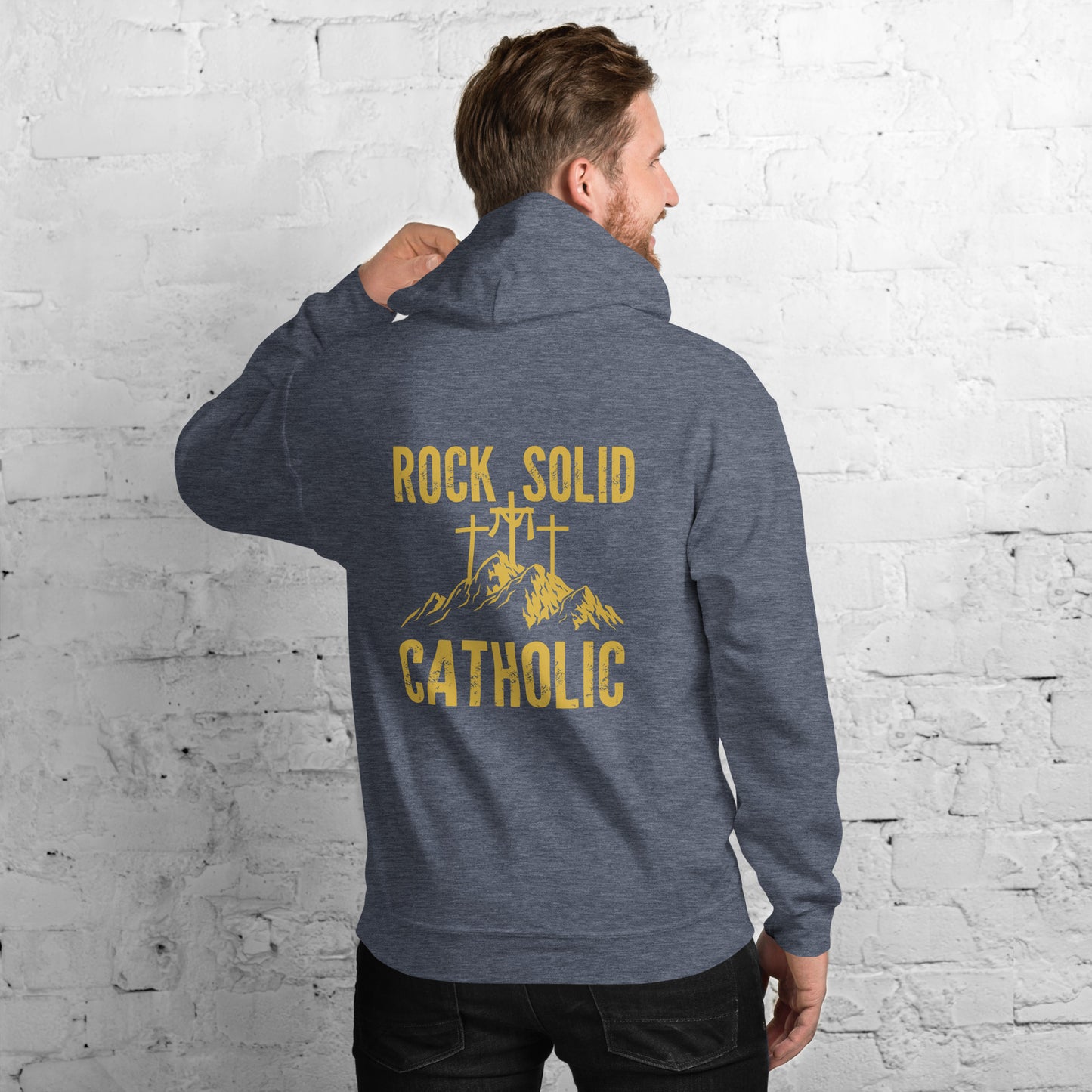 Rock Solid Catholic Men's Hoodie