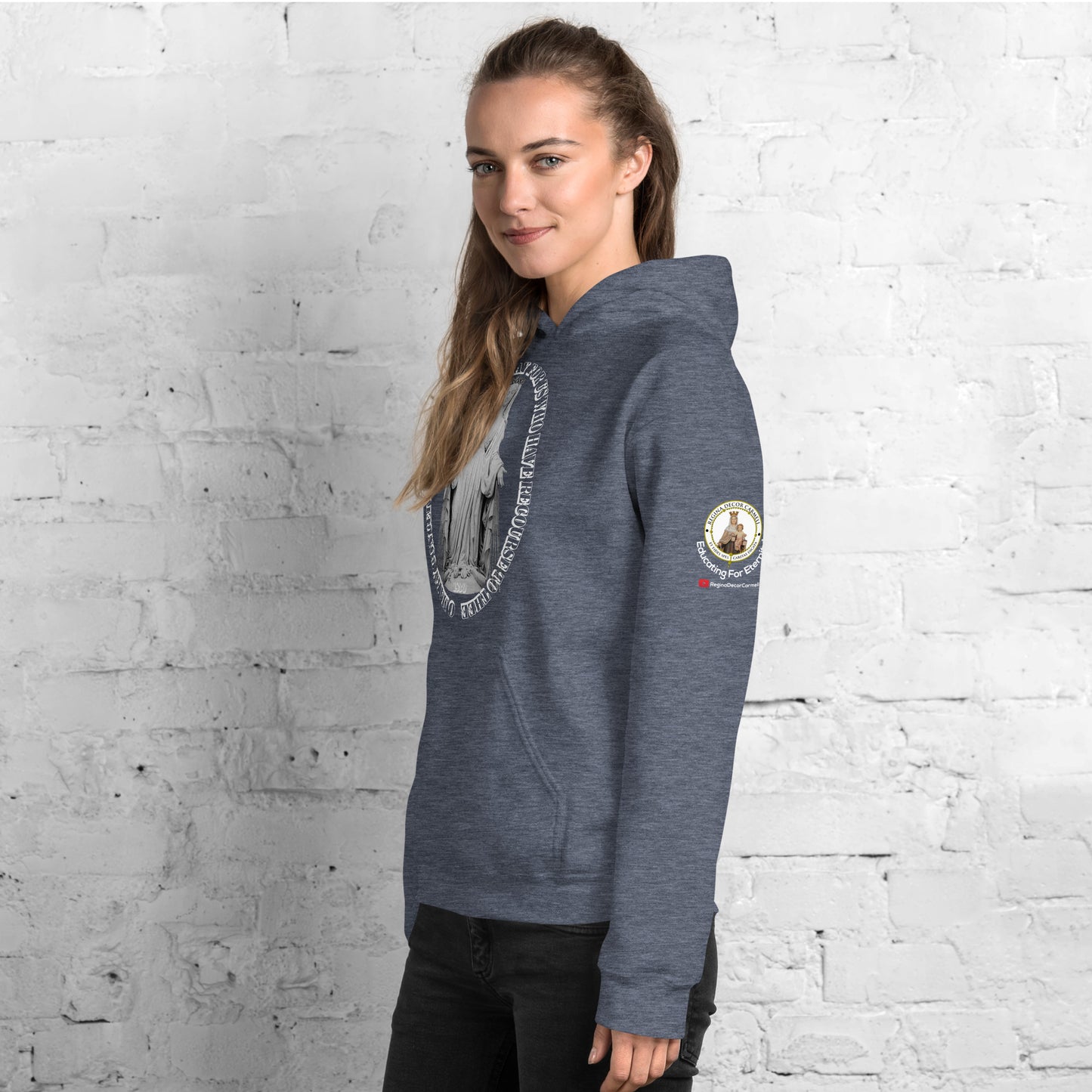 Miraculous Medal (coloured Hearts) Women's Hoodie