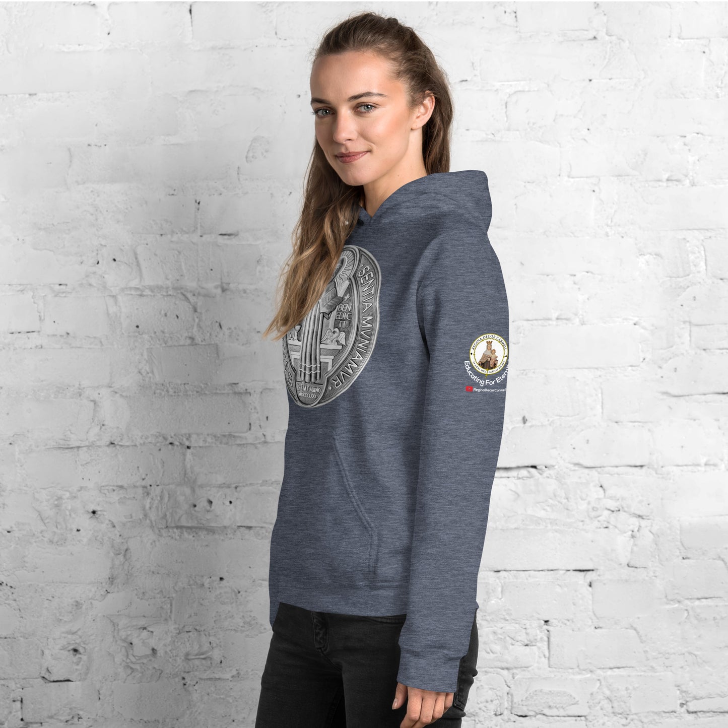 St Benedict Medal Women's Hoodie
