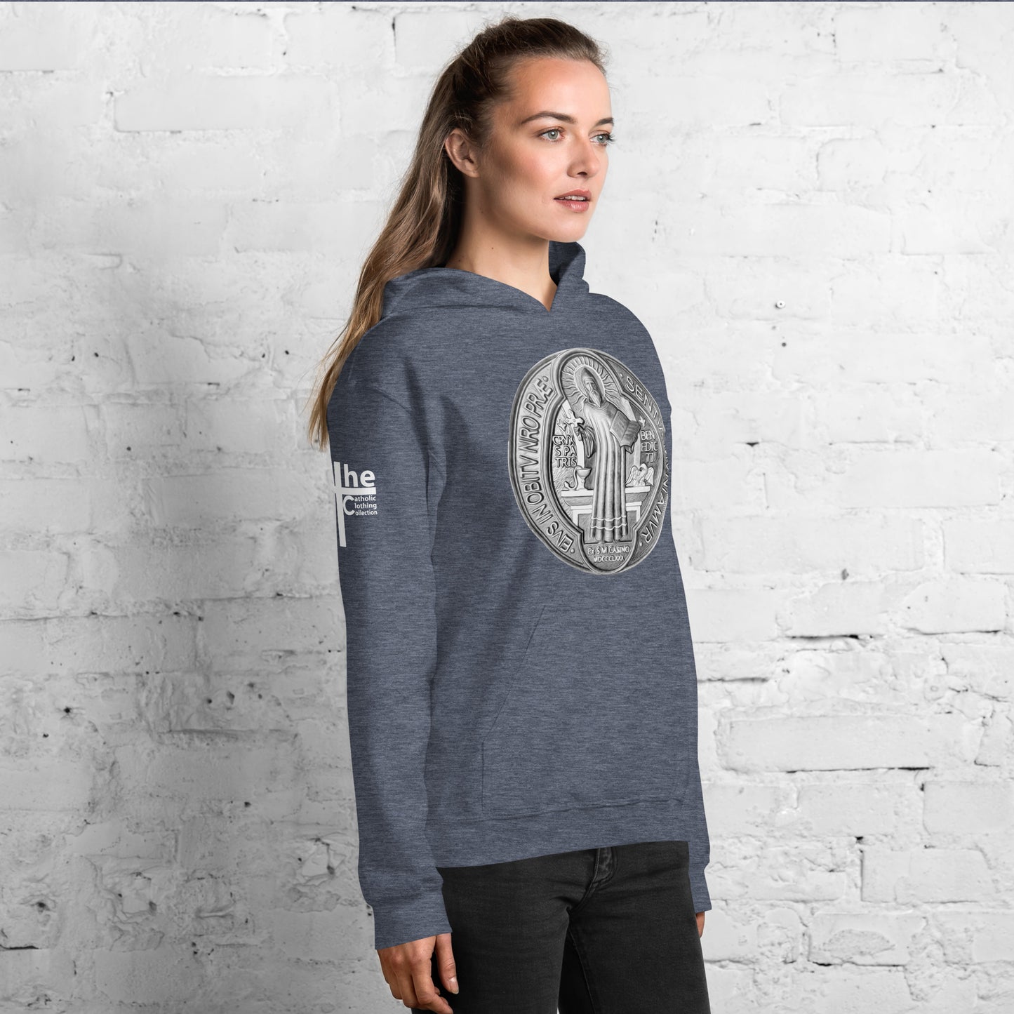 St Benedict Medal Women's Hoodie