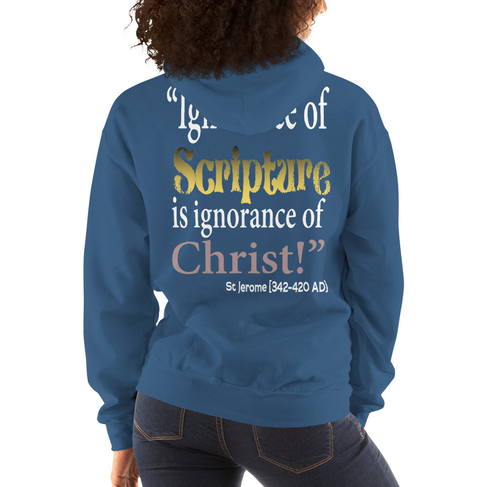 Ignorance of Scripture St Jerome Women's Hoodie
