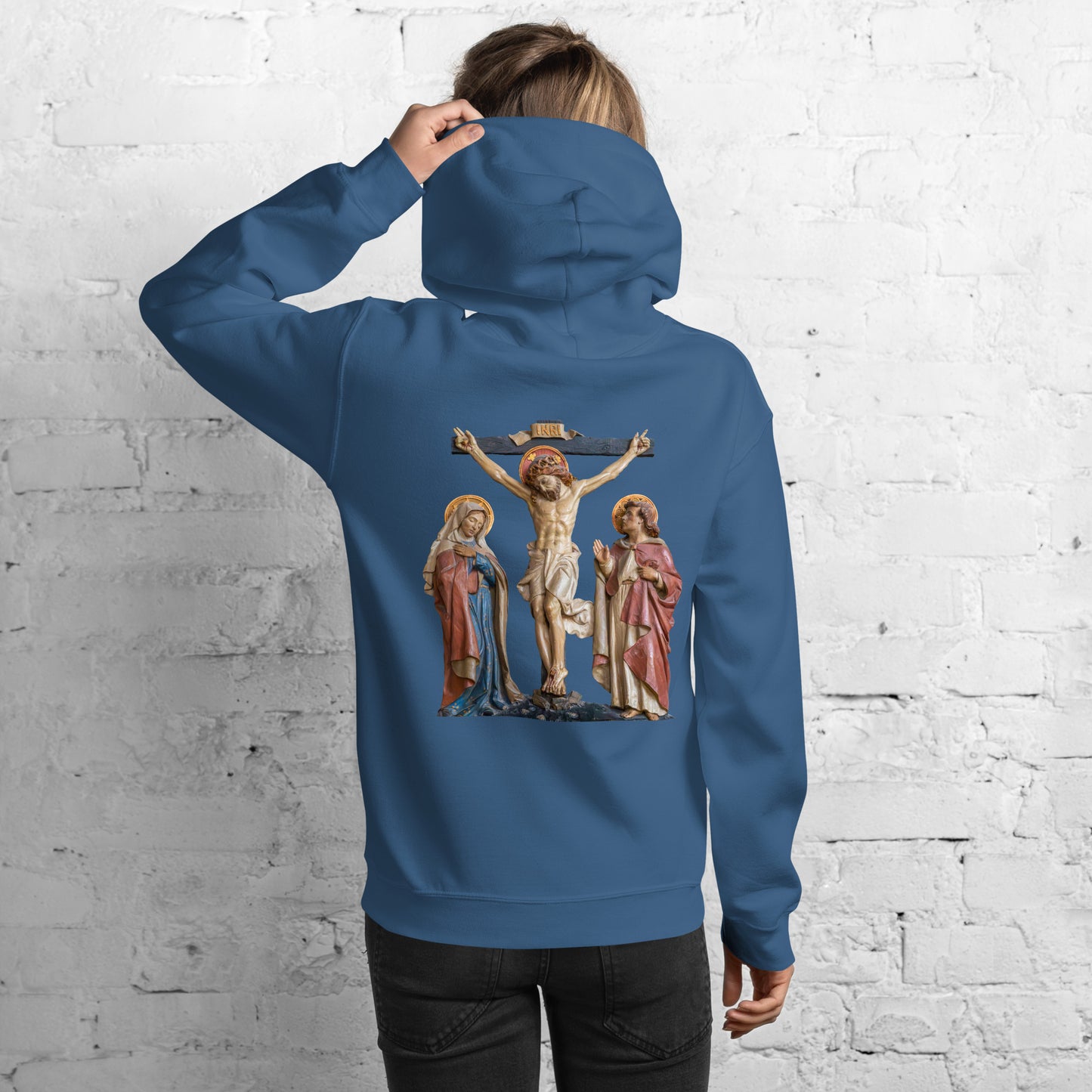 Crucifixion Scene Women's Hoodie