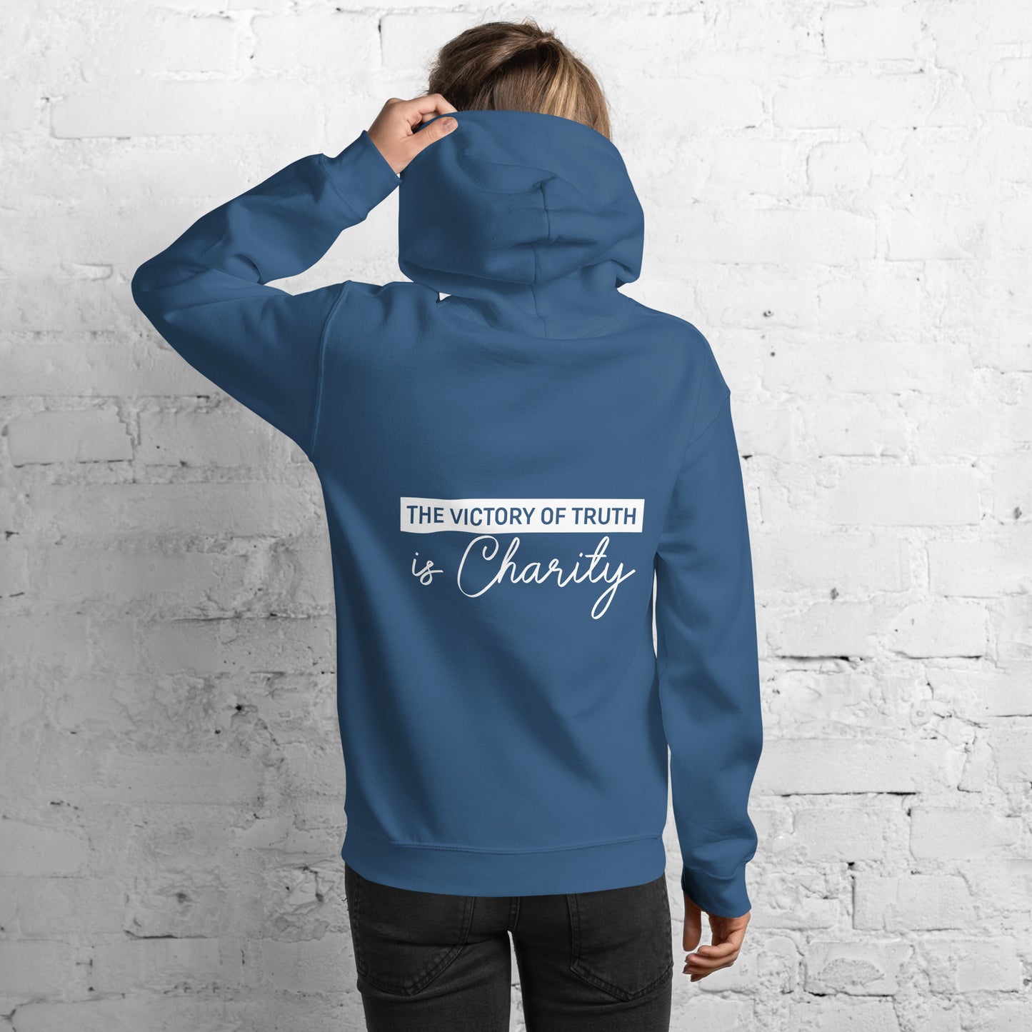 The Victory of Truth is Charity Women's Hoodie