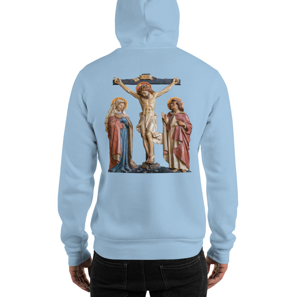 Crucifixion Scene Men's Hoodie