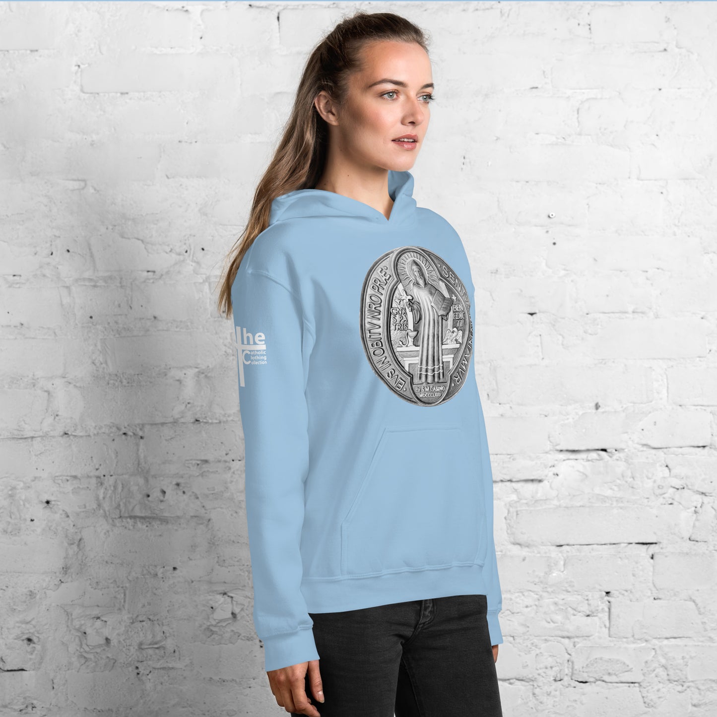 St Benedict Medal Women's Hoodie