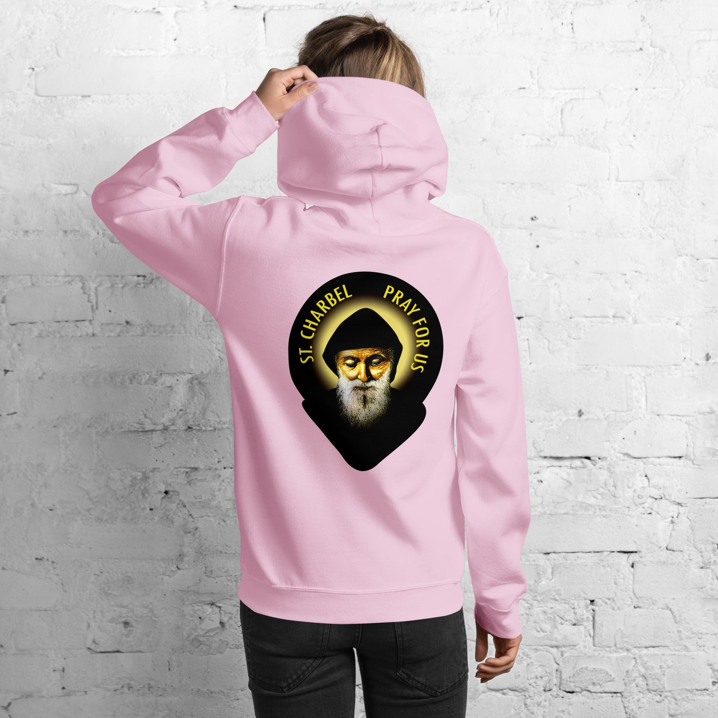 St Charbel Pray For Us Women's Hoodie