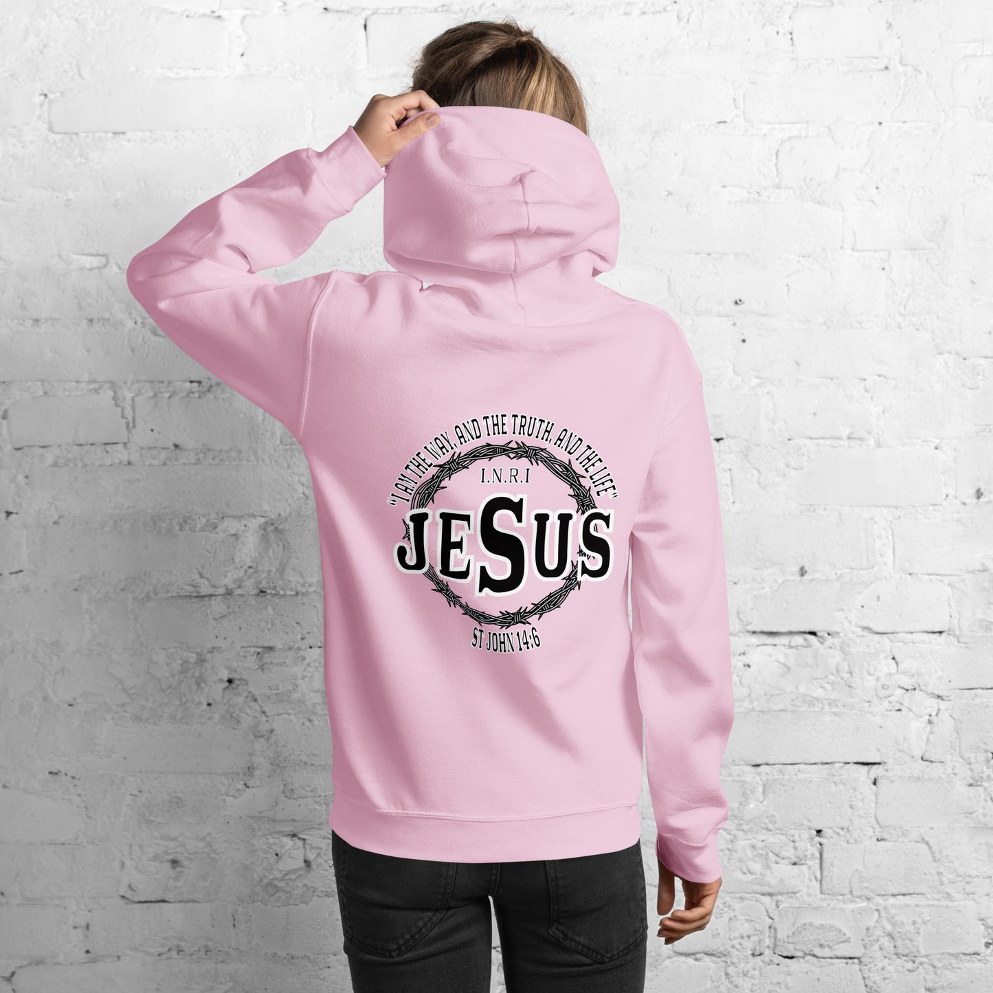 Jesus the Way, Truth and Light (Lighter Hoodies) Women's Hoodie