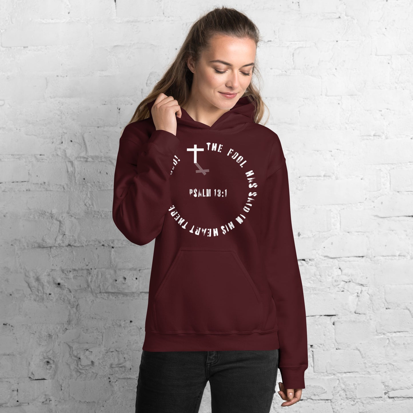 Psalm 13:1 Women's Christian Hoodie