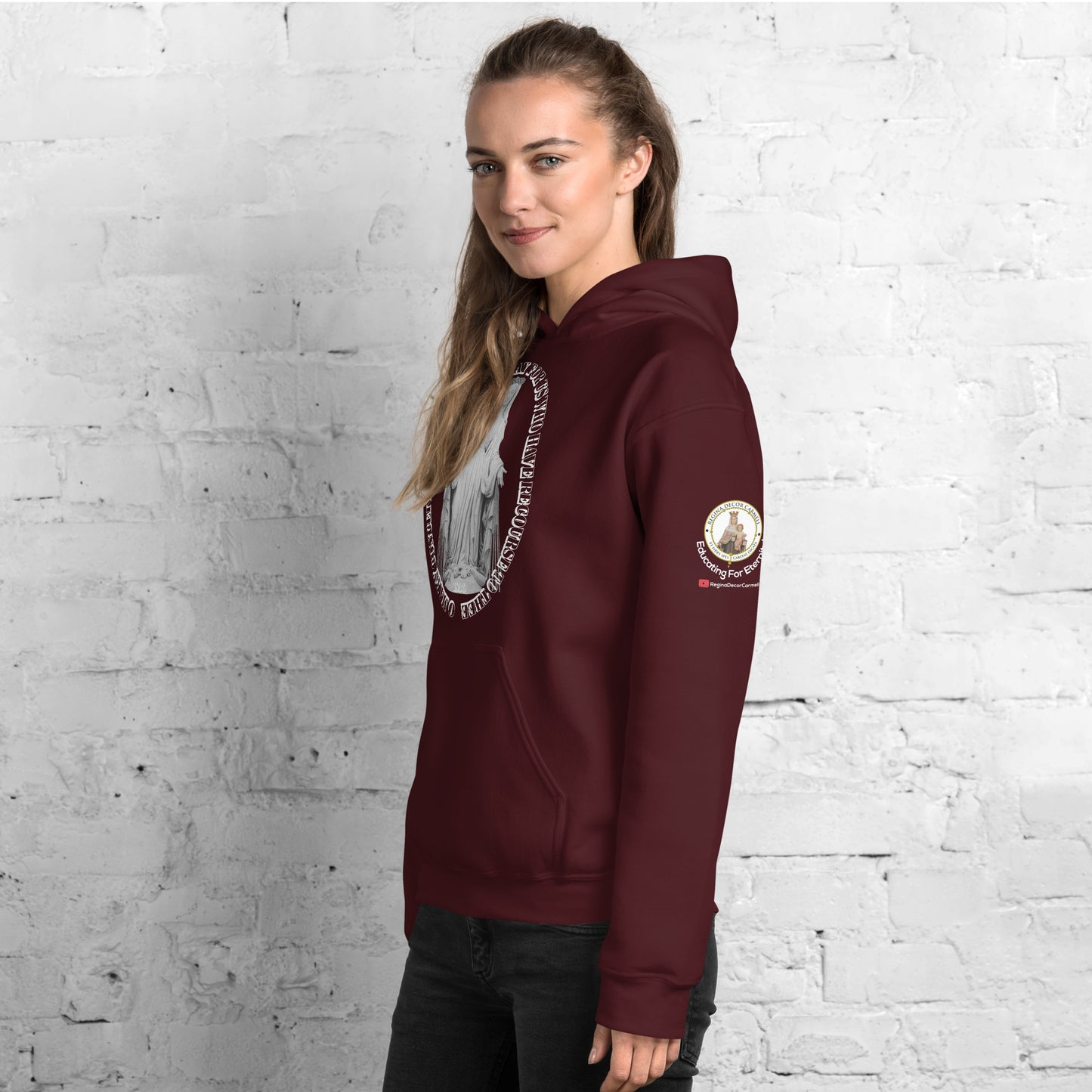 Miraculous Medal (coloured Hearts) Women's Hoodie