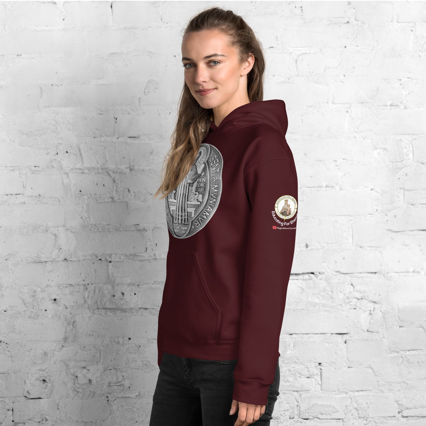 St Benedict Medal Women's Hoodie