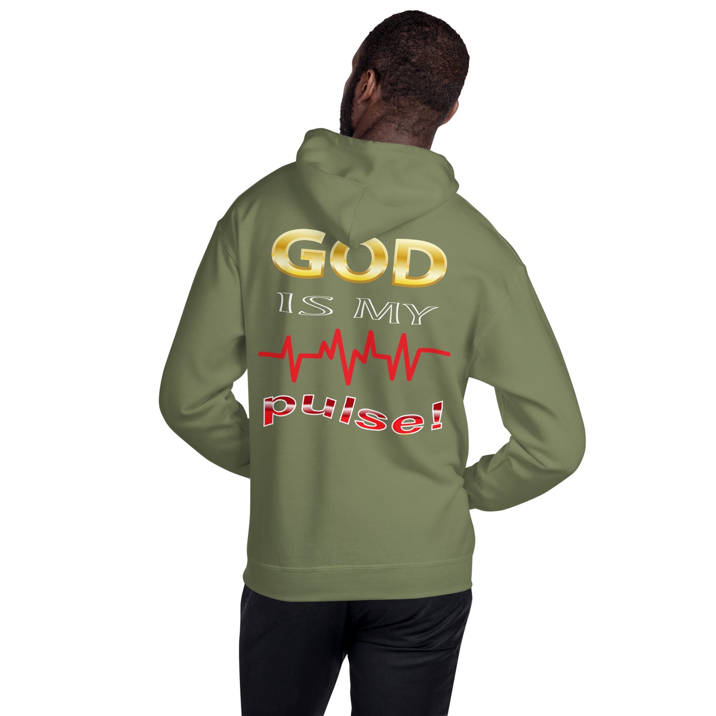 God Is My Pulse Men's Hoodie