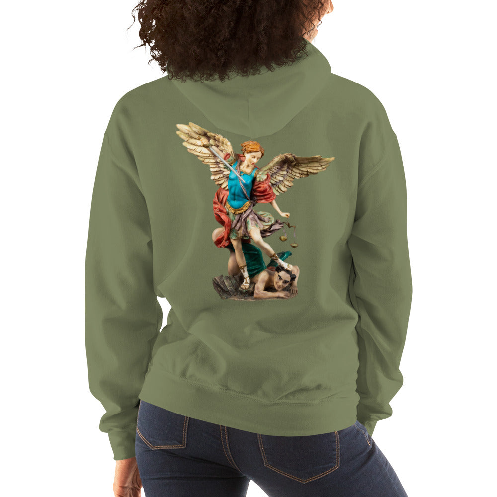 St Michael Archangel (colour) Women's Hoodie
