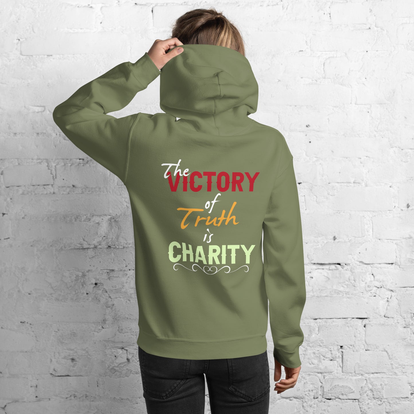 The Victory of Truth is Charity Women's Hoodie