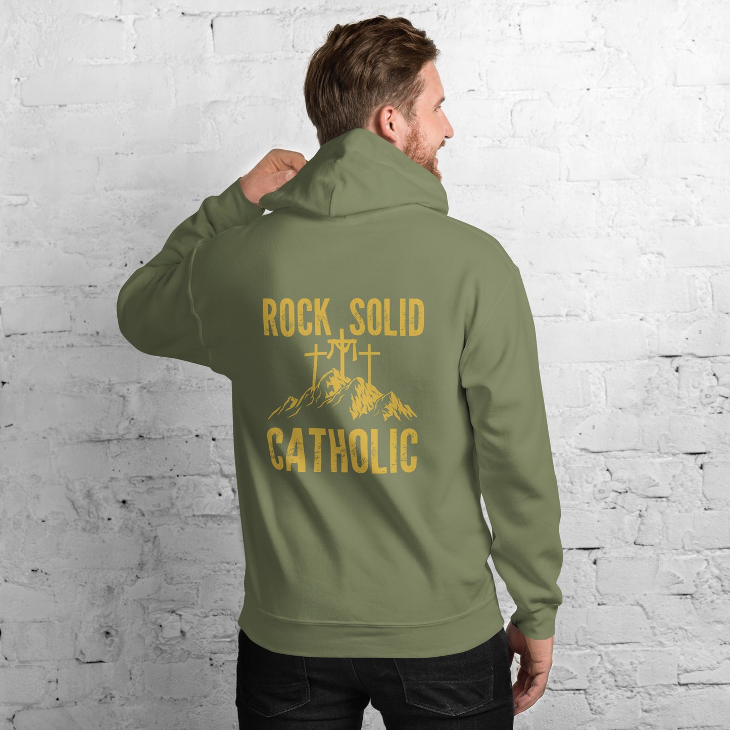 Rock Solid Catholic Men's Hoodie