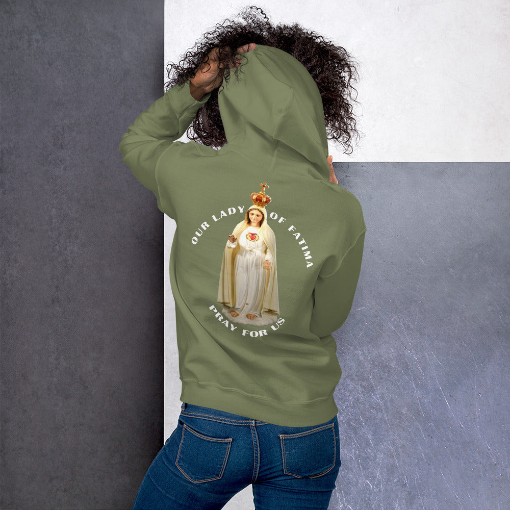 Our Lady of Fatima Pray for Us Women's Hoodie
