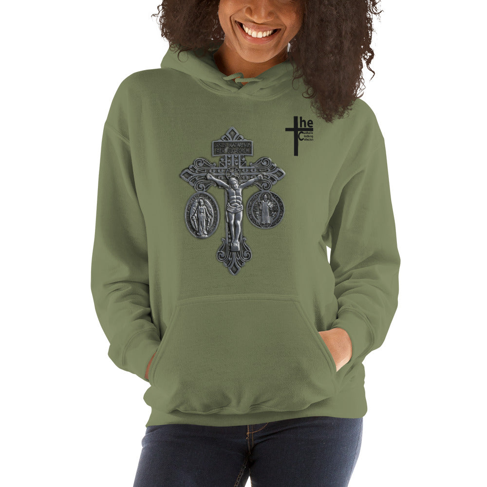 Pardon Crucifix Women's Hoodie