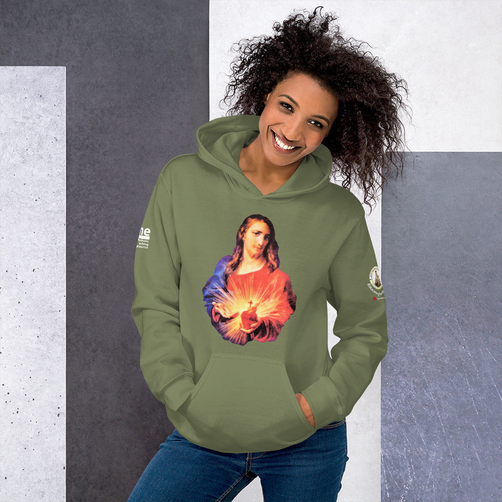 Sacred Heart of Jesus and Immaculate Heart of Mary Women's Hoodie