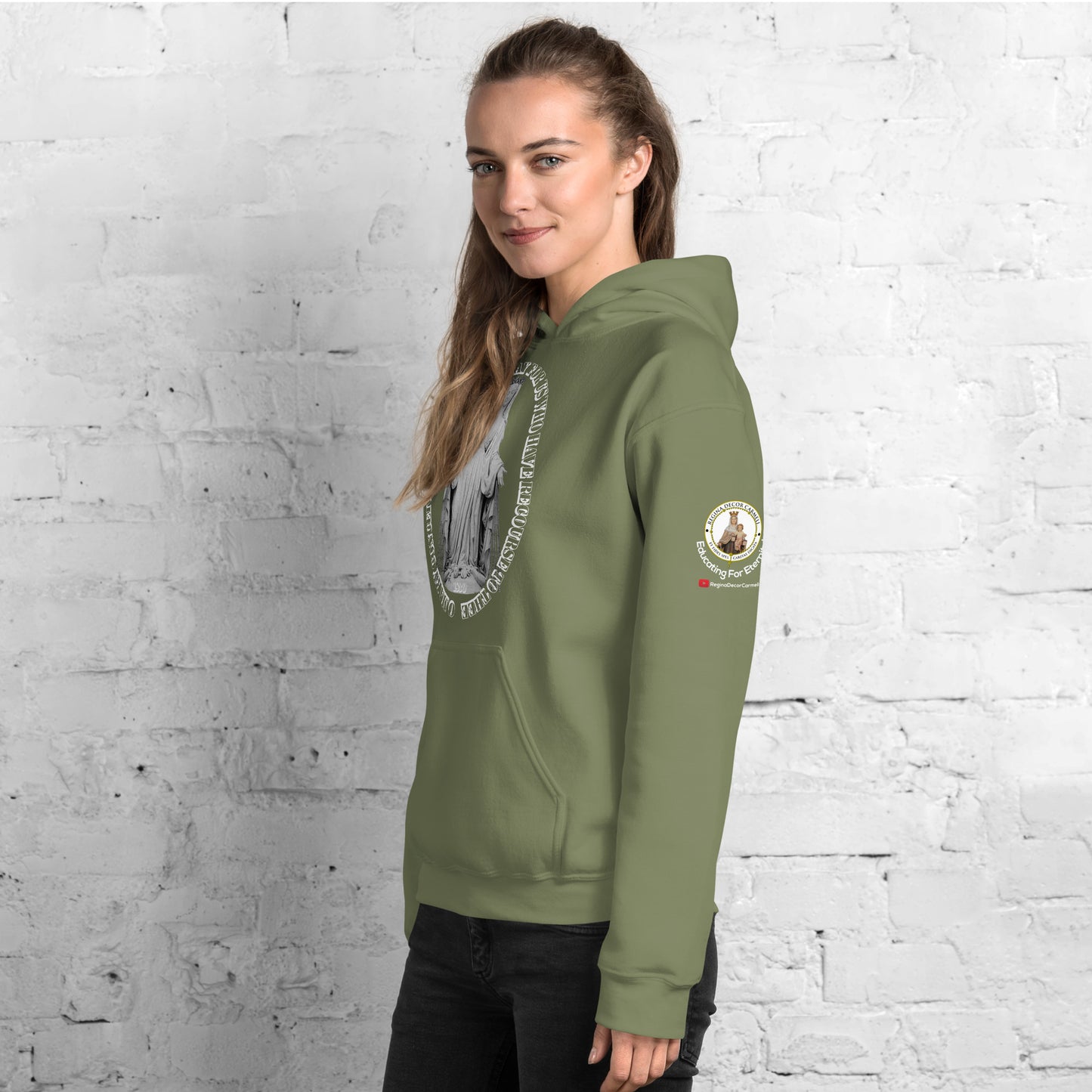 Miraculous Medal (coloured Hearts) Women's Hoodie