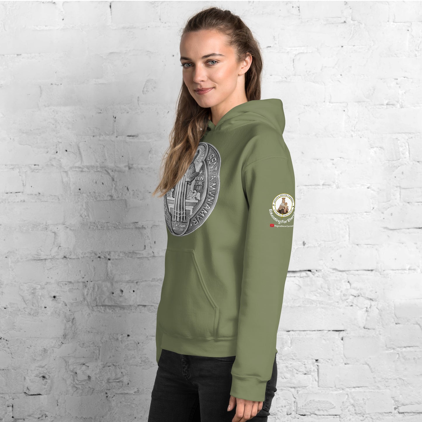 St Benedict Medal Women's Hoodie