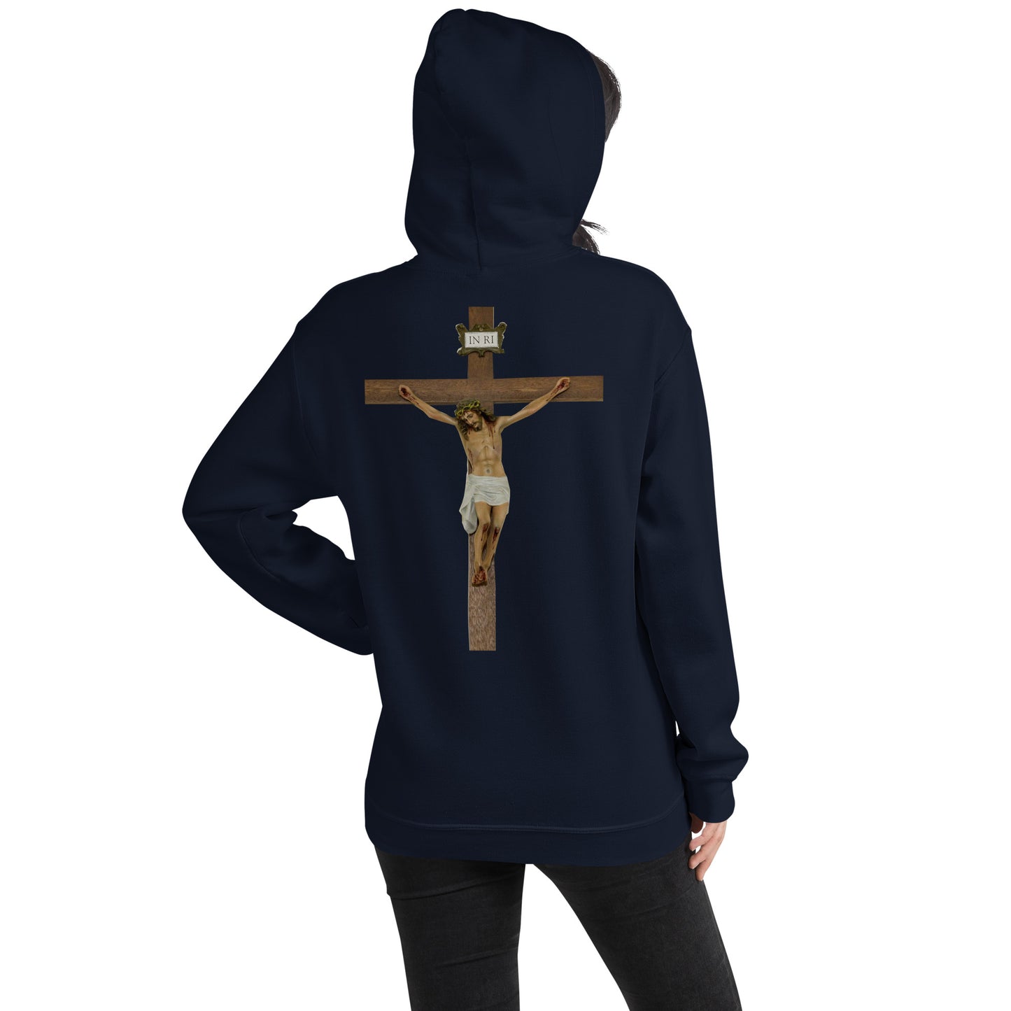 Jesus Crucified Women's Hoodie