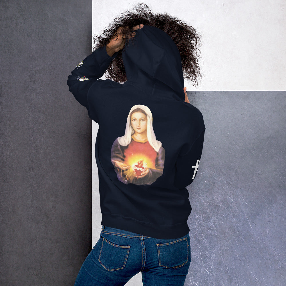 Sacred Heart of Jesus and Immaculate Heart of Mary Women's Hoodie