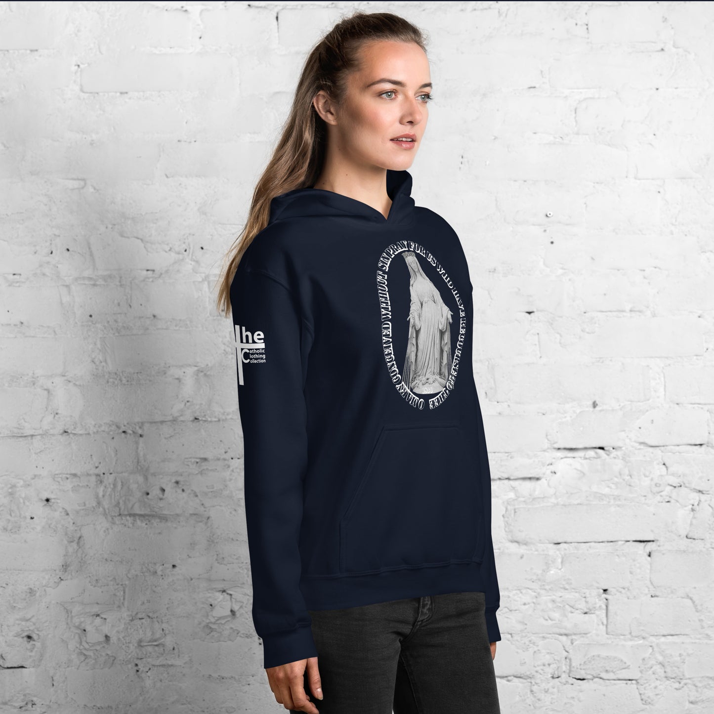 Miraculous Medal (coloured Hearts) Women's Hoodie