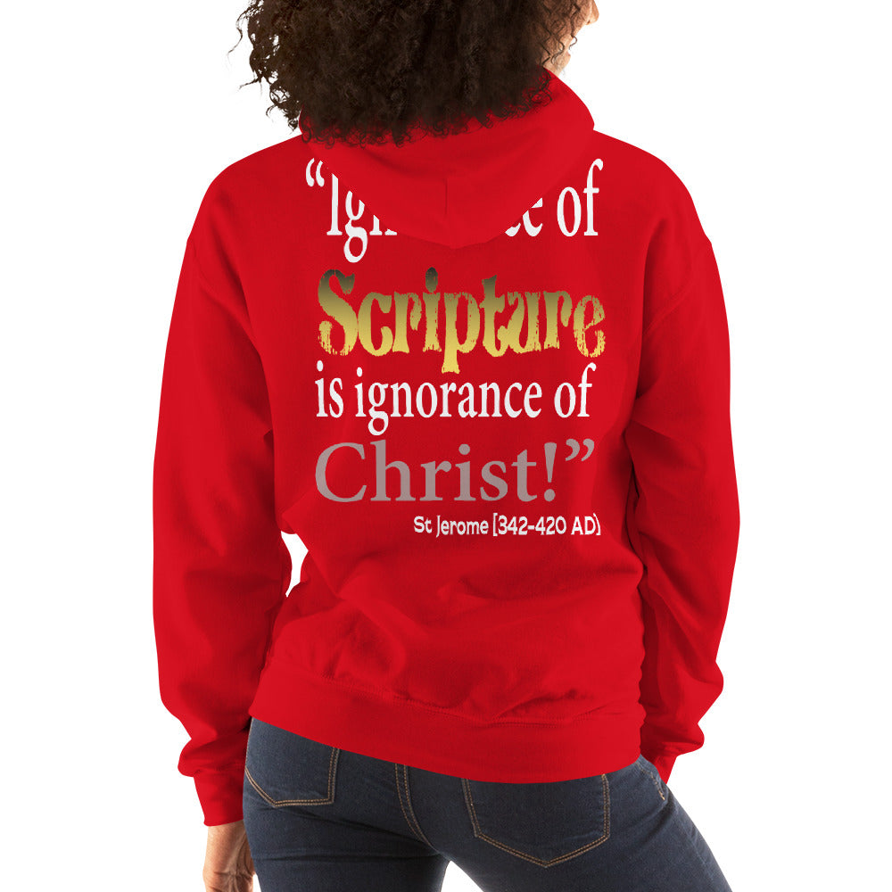Ignorance of Scripture St Jerome Women's Hoodie