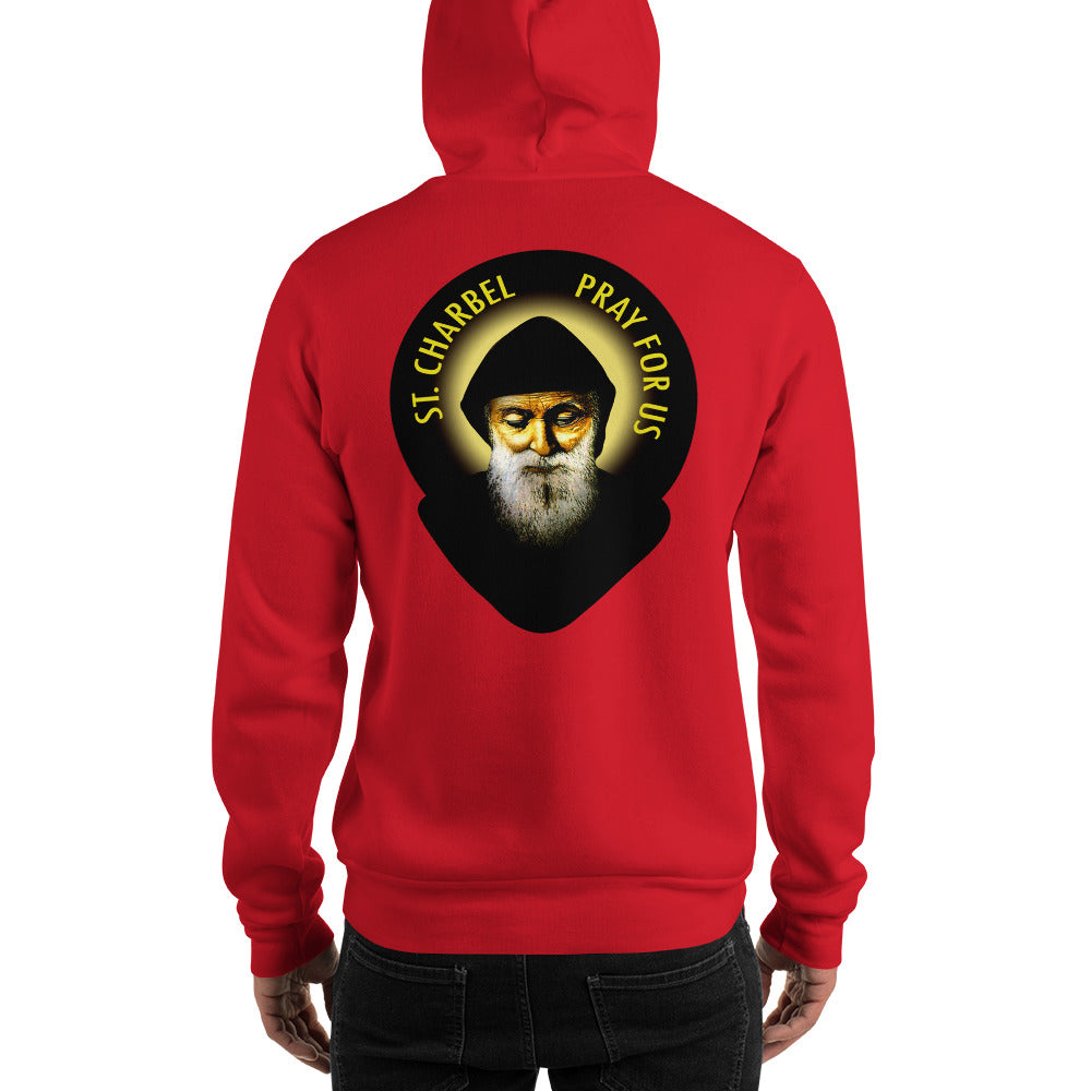 St Charbel Pray For Us Men's Hoodie