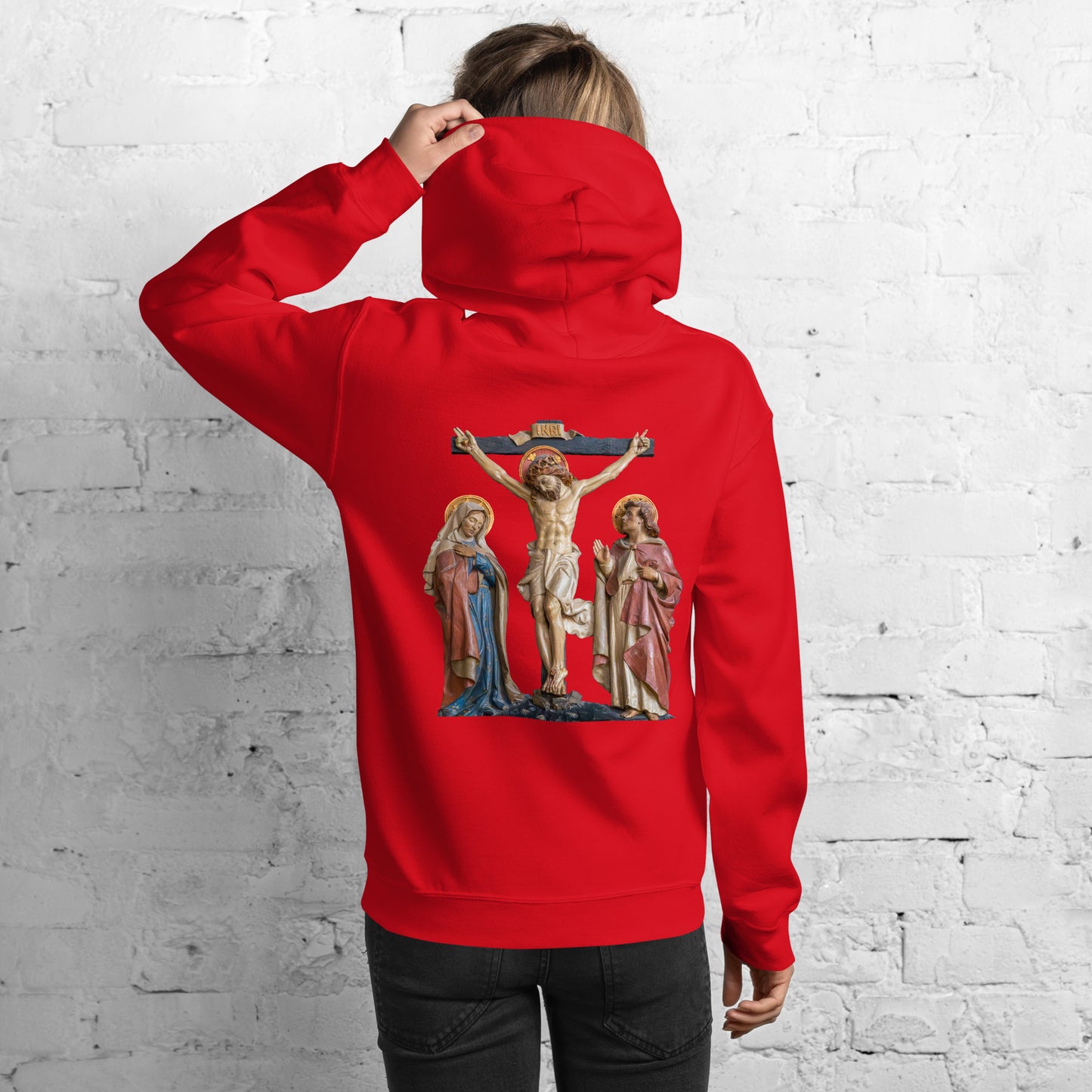 Crucifixion Scene Women's Hoodie