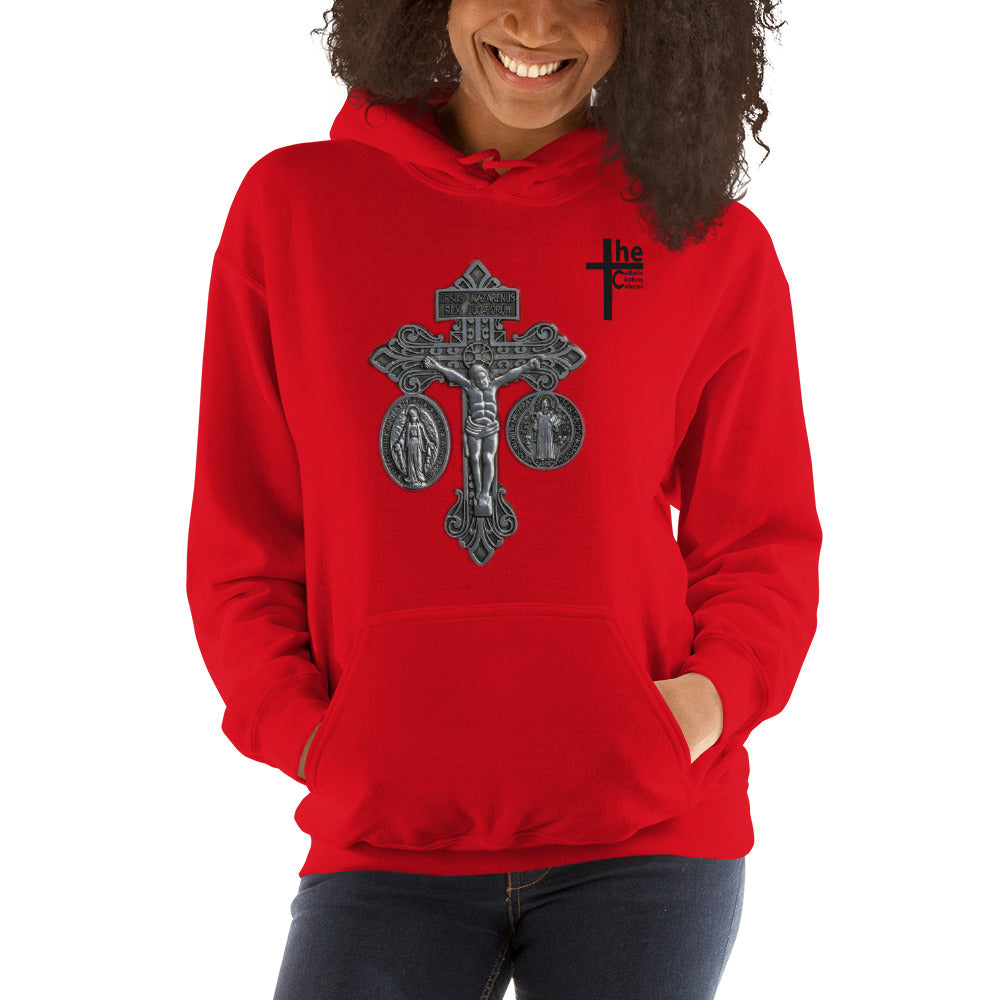 Pardon Crucifix Women's Hoodie