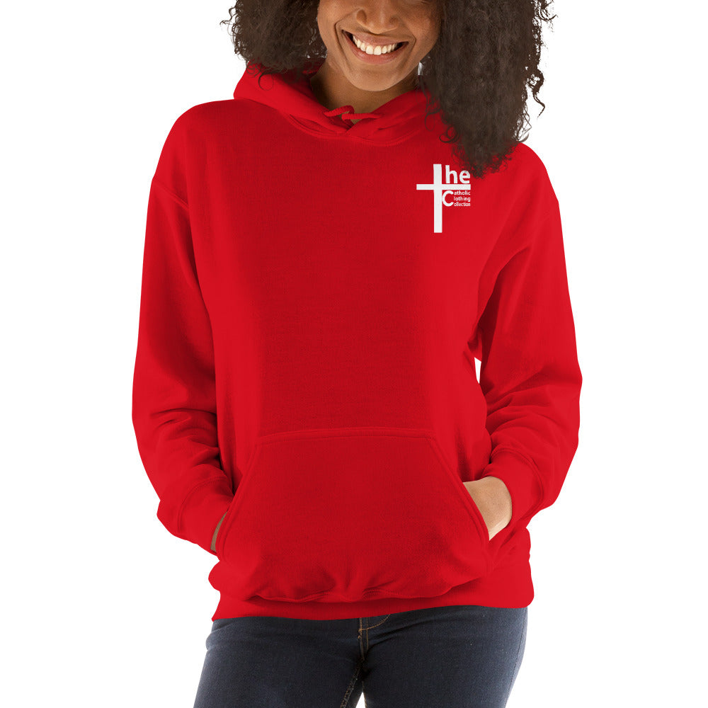 Face of Jesus on Cross Women's Hoodie