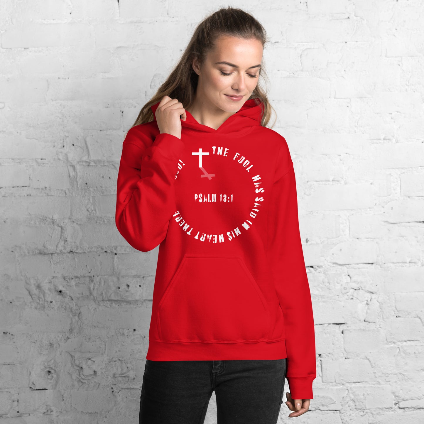 Psalm 13:1 Women's Christian Hoodie