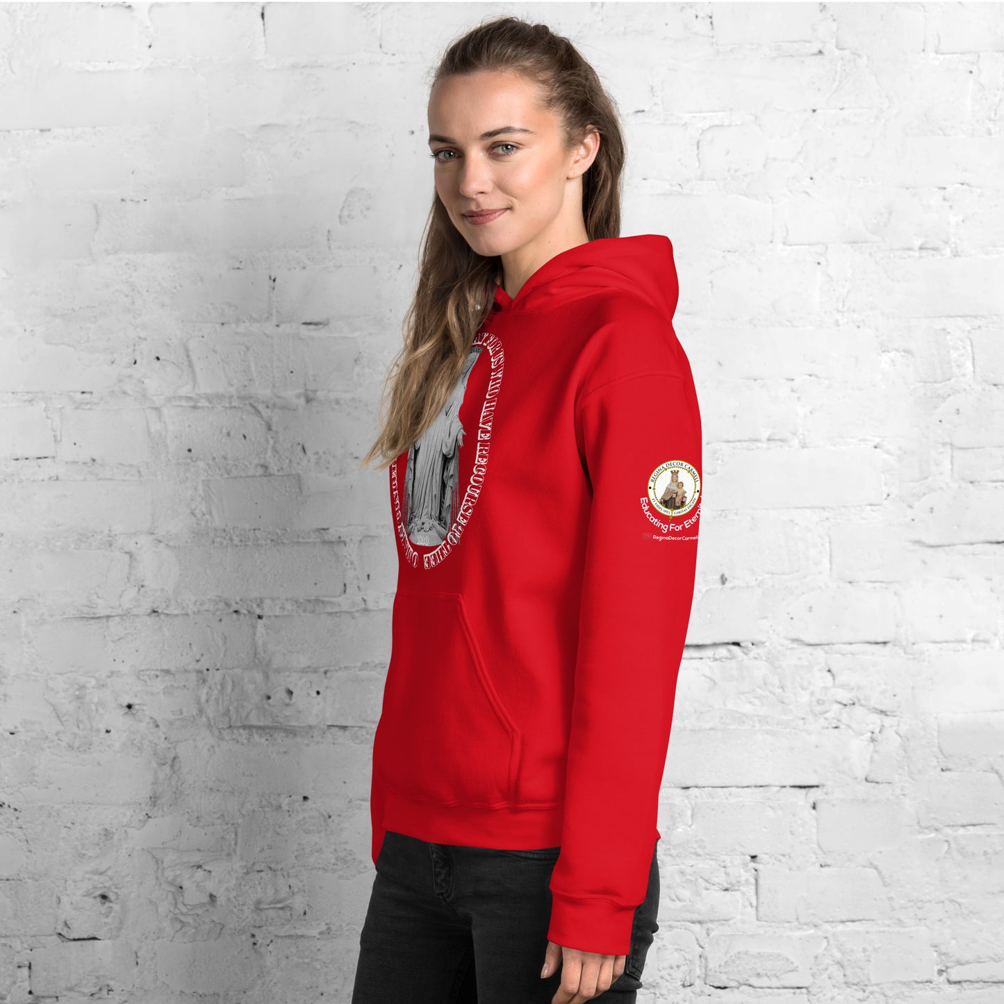 Miraculous Medal (coloured Hearts) Women's Hoodie