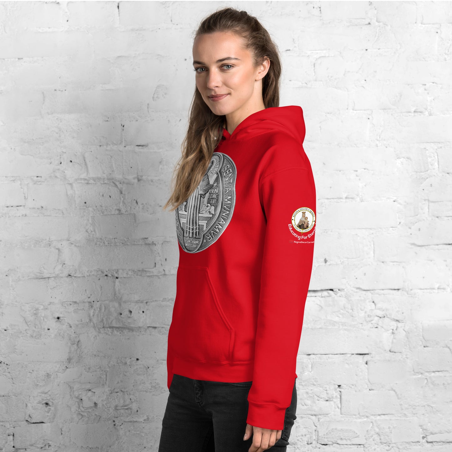 St Benedict Medal Women's Hoodie