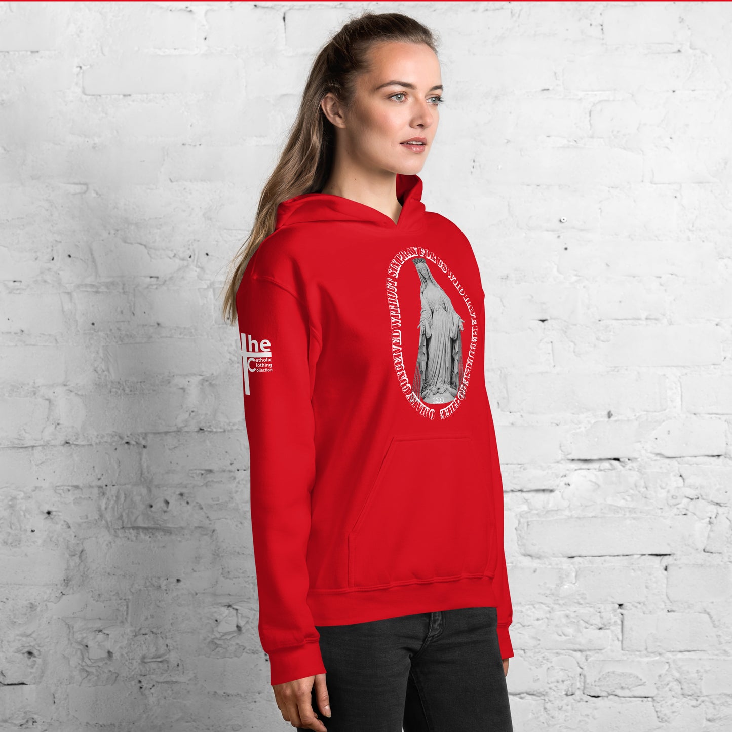 Miraculous Medal (coloured Hearts) Women's Hoodie