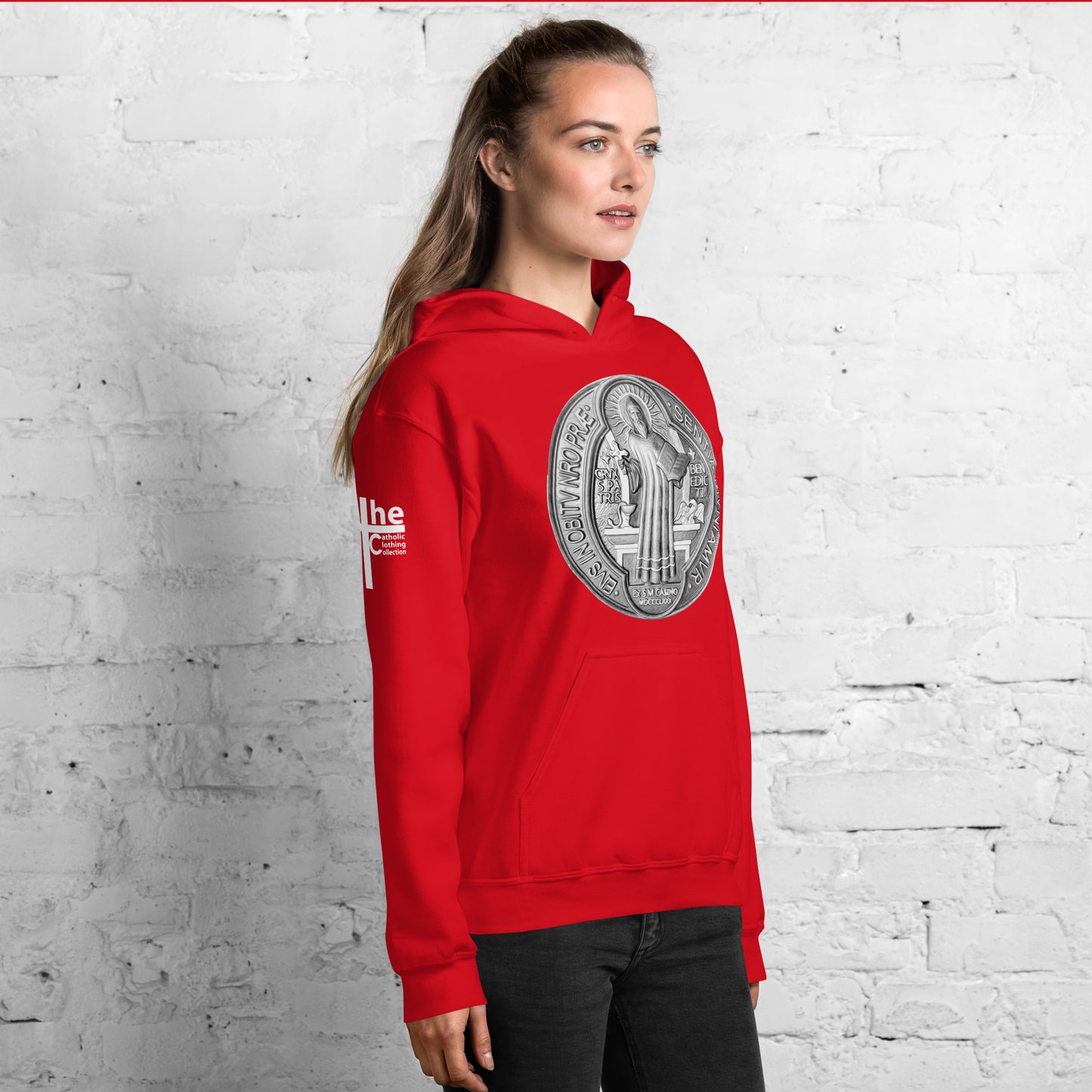 St Benedict Medal Women's Hoodie