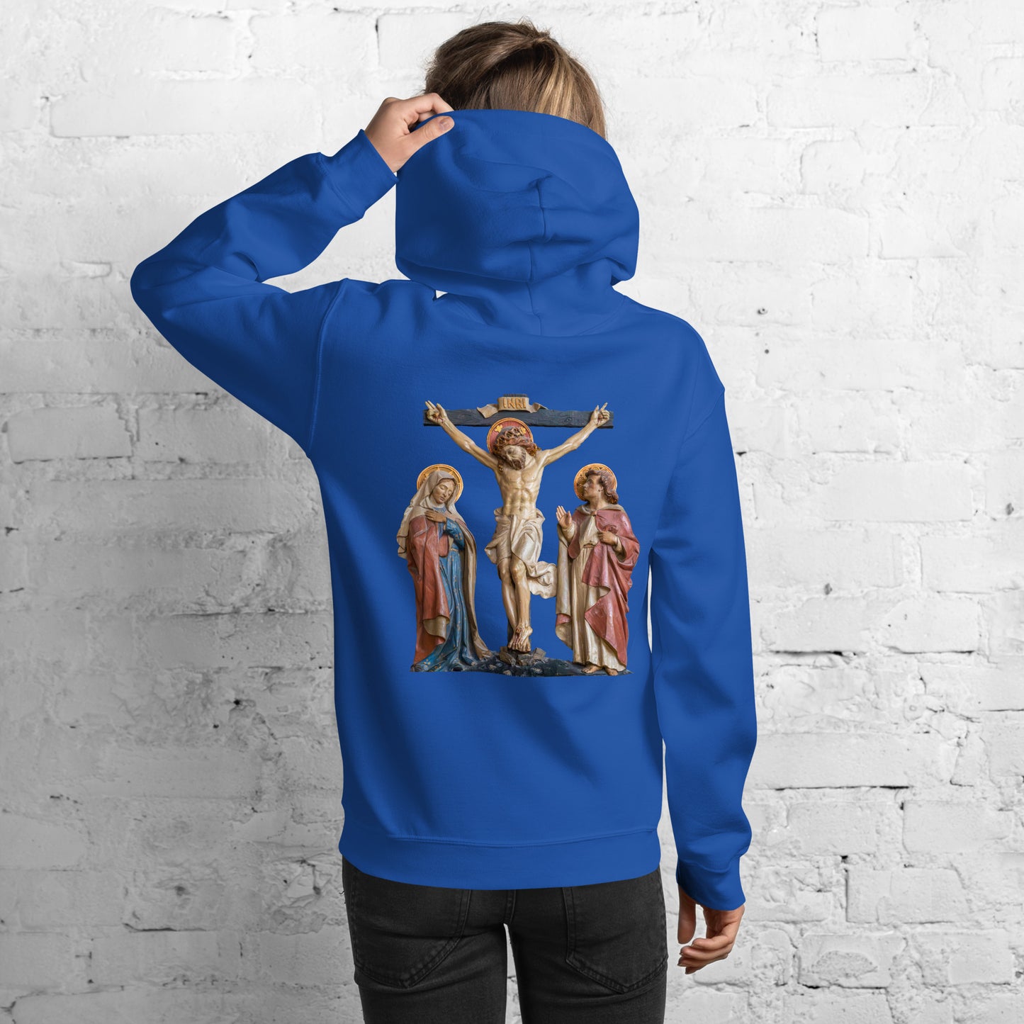 Crucifixion Scene Women's Hoodie