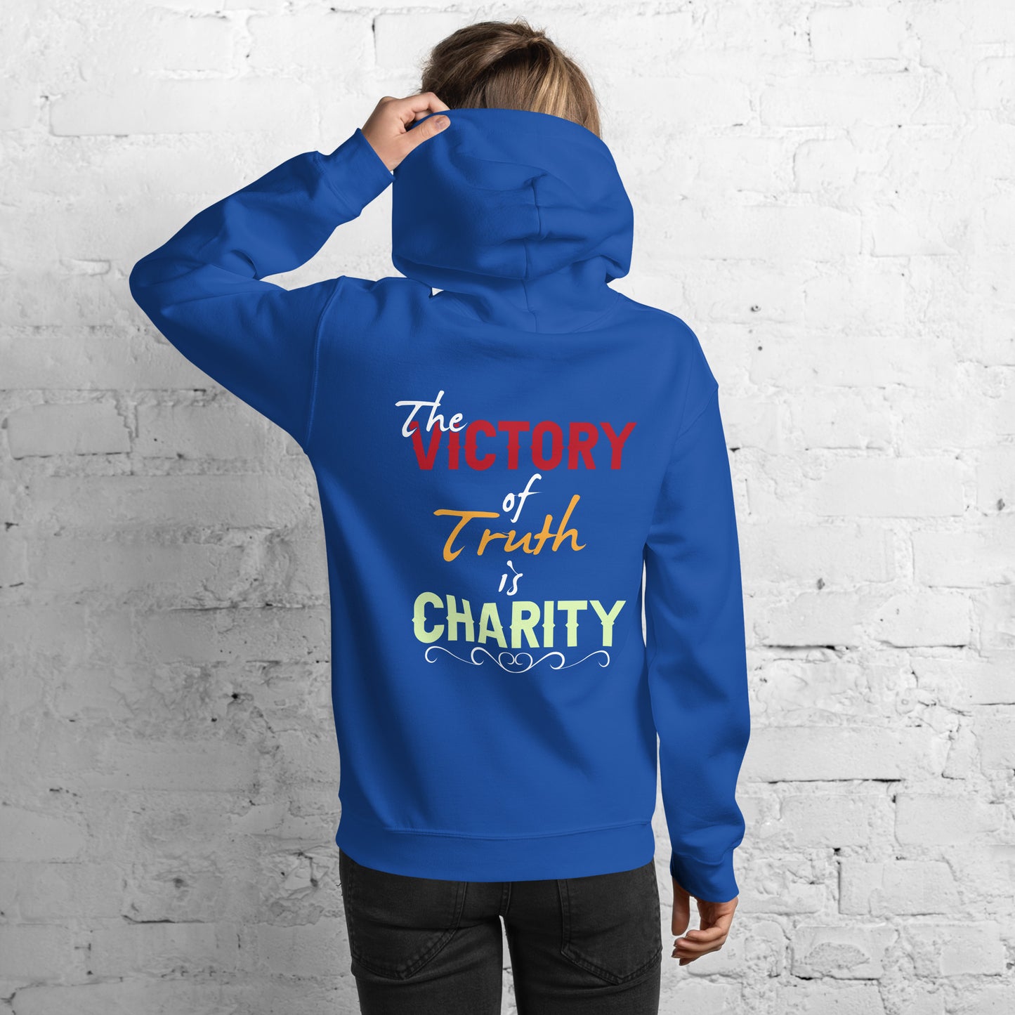 The Victory of Truth is Charity Women's Hoodie