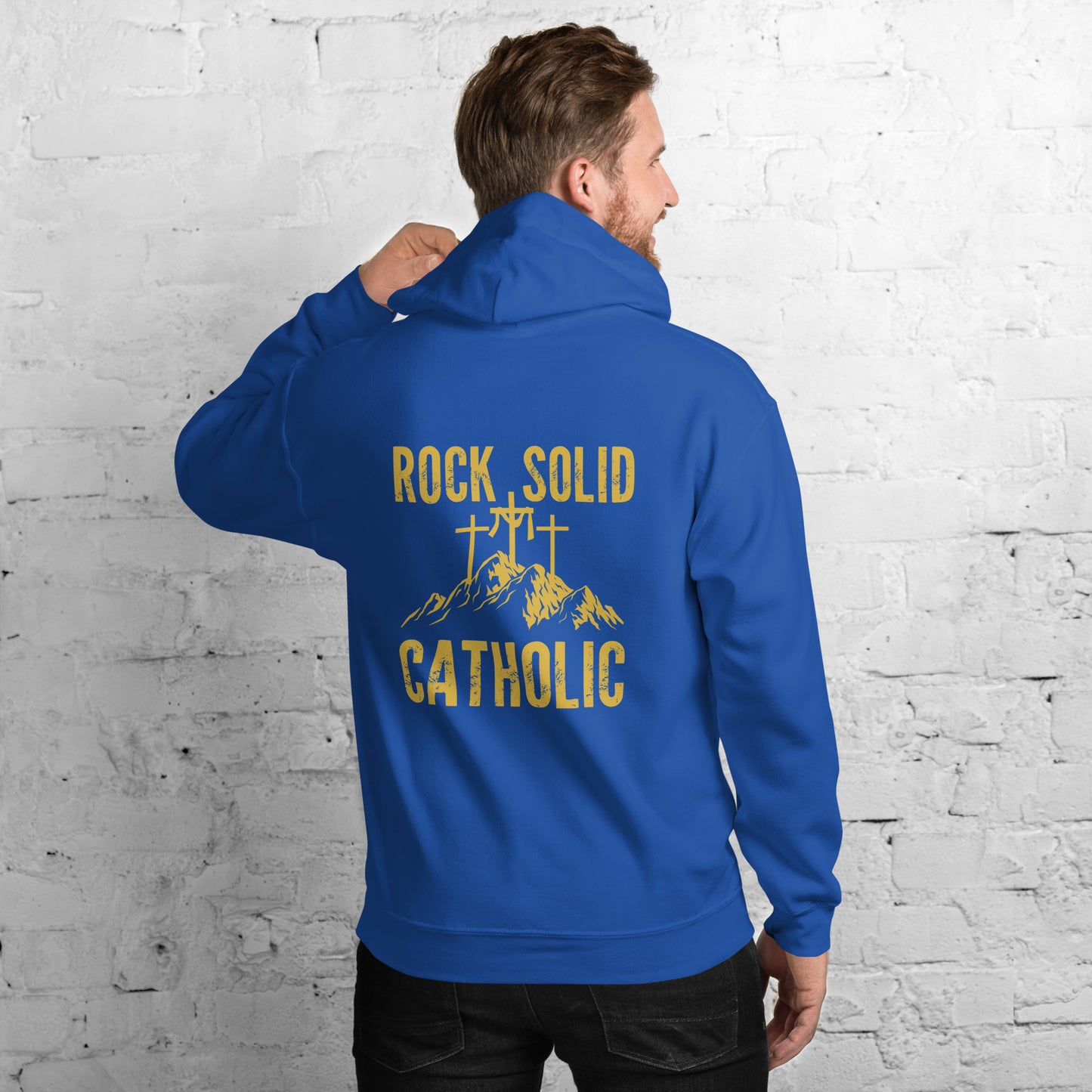 Rock Solid Catholic Men's Hoodie
