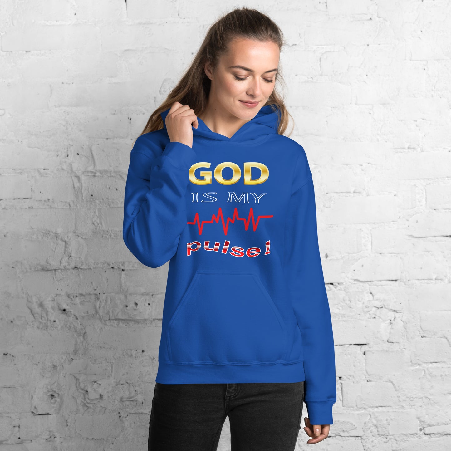 God Is My Pulse Women's Christian Hoodie