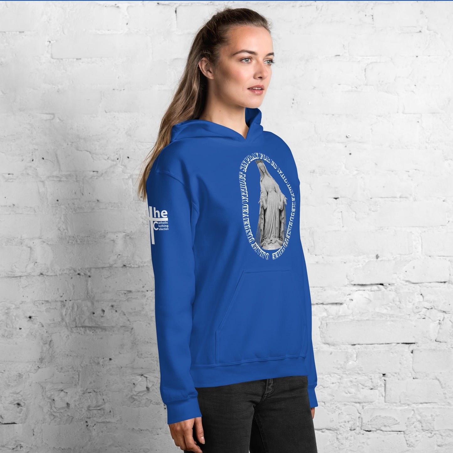Miraculous Medal (coloured Hearts) Women's Hoodie
