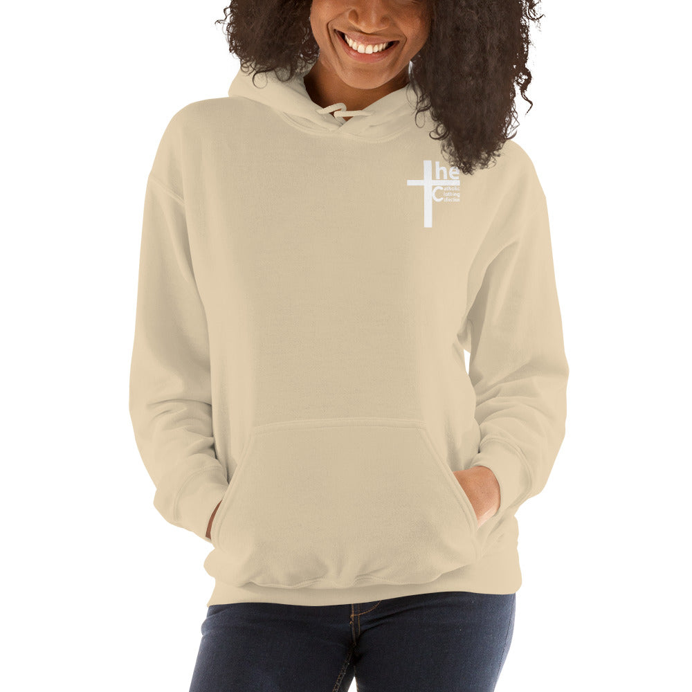 Face of Jesus on Cross Women's Hoodie