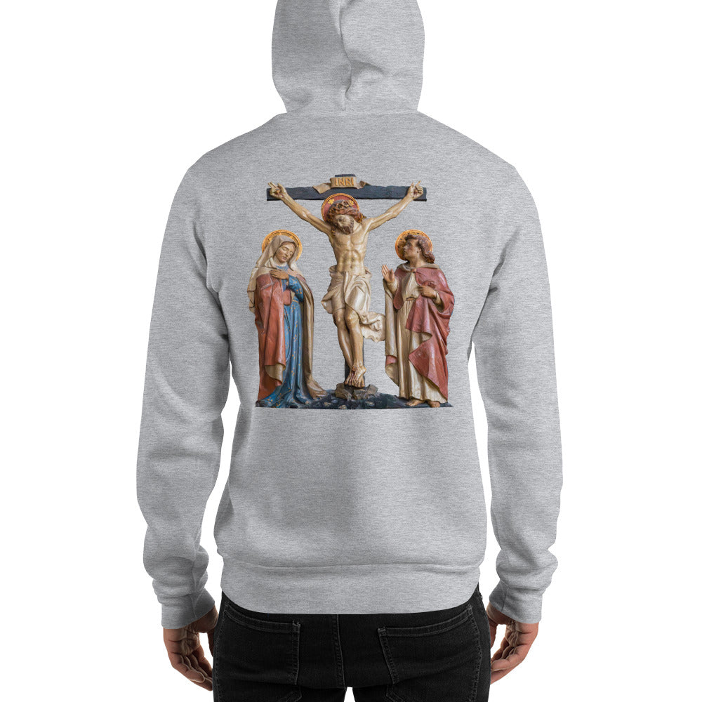 Crucifixion Scene Men's Hoodie