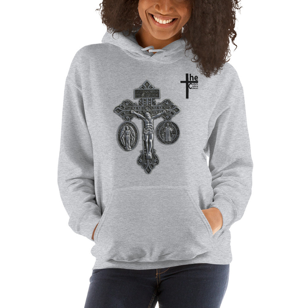 Pardon Crucifix Women's Hoodie