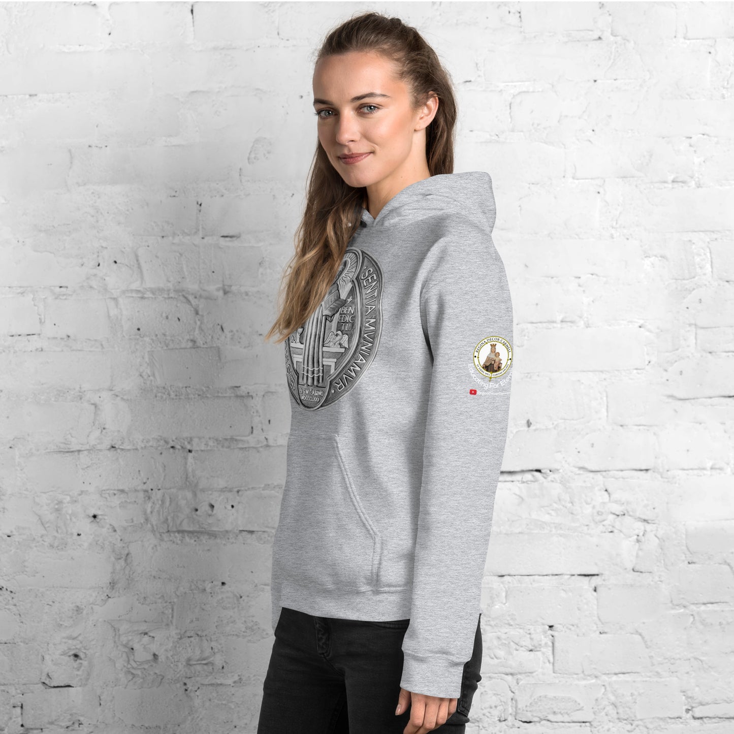 St Benedict Medal Women's Hoodie