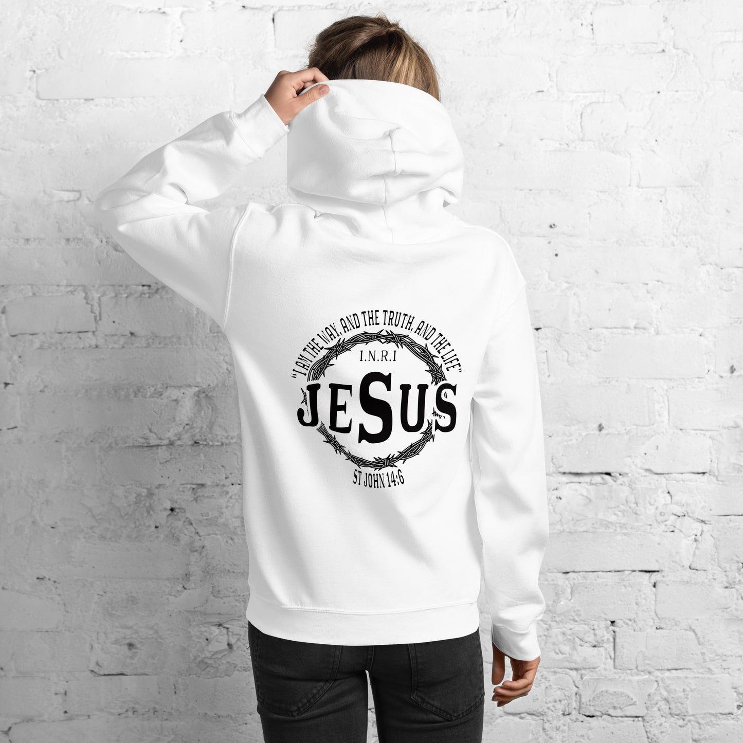 Jesus the Way, Truth and Light (Lighter Hoodies) Women's Hoodie