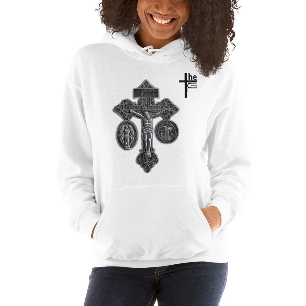 Pardon Crucifix Women's Hoodie